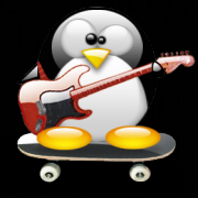 Puinguin guitare and